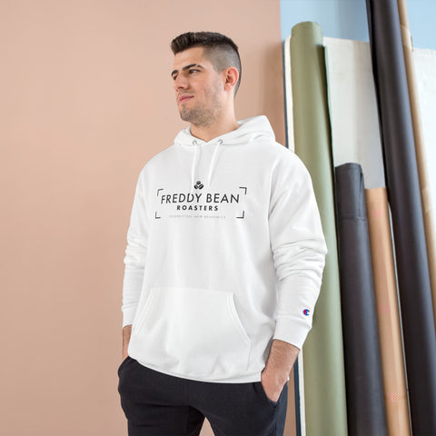Freddy Bean Roasters Hoodie — Coffee Logo Champion Pullover